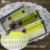 Three single clusters of natural and realistic 3d false eyelashes, super soft eyelash implantation, factory wholesale with strength Specification image